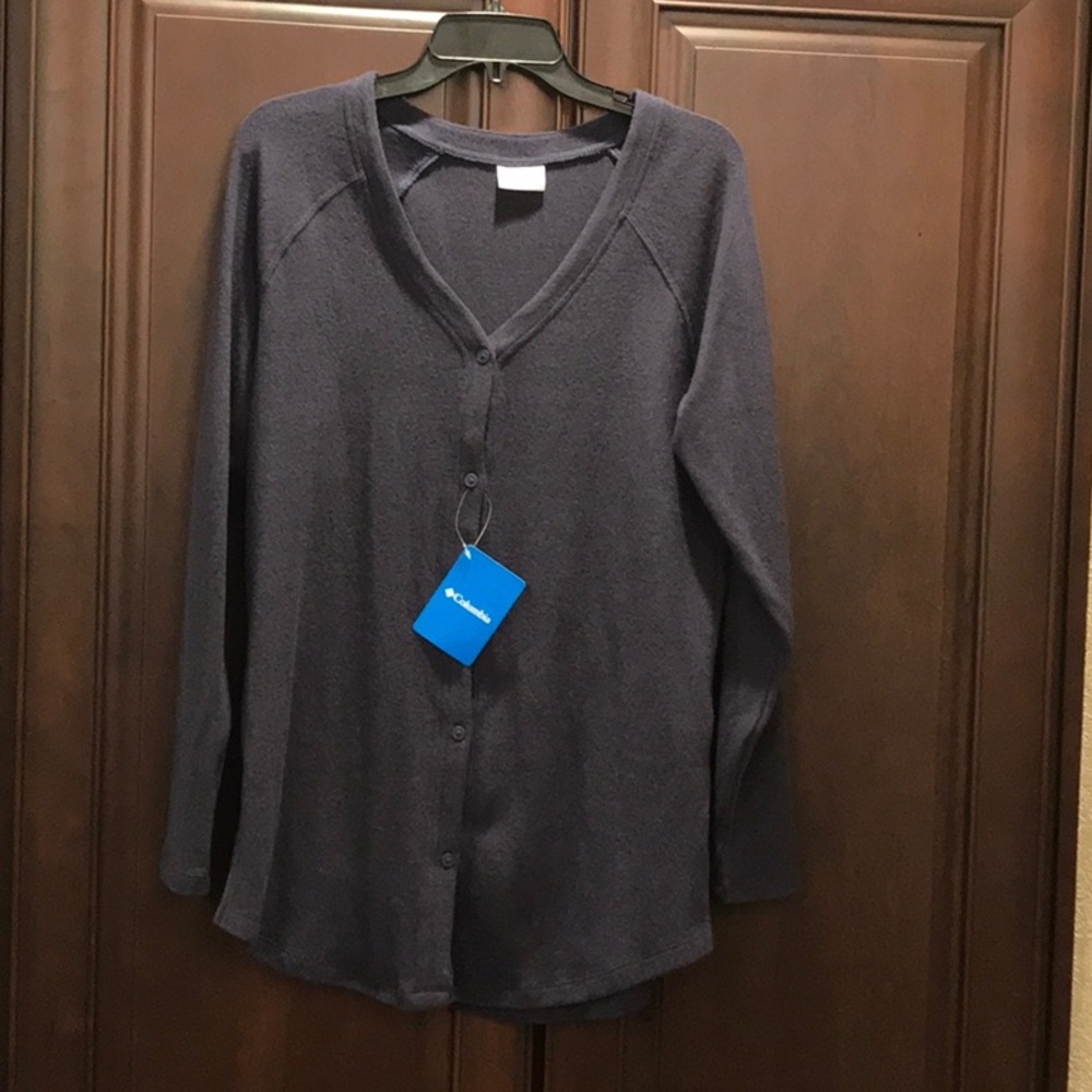 NWT Columbia women long sleeve cardigan small